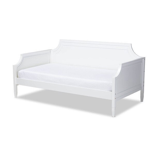 Mariana White Finished Wood Twin Size Daybed, Baxton Studio, Mfr#: 158-9640